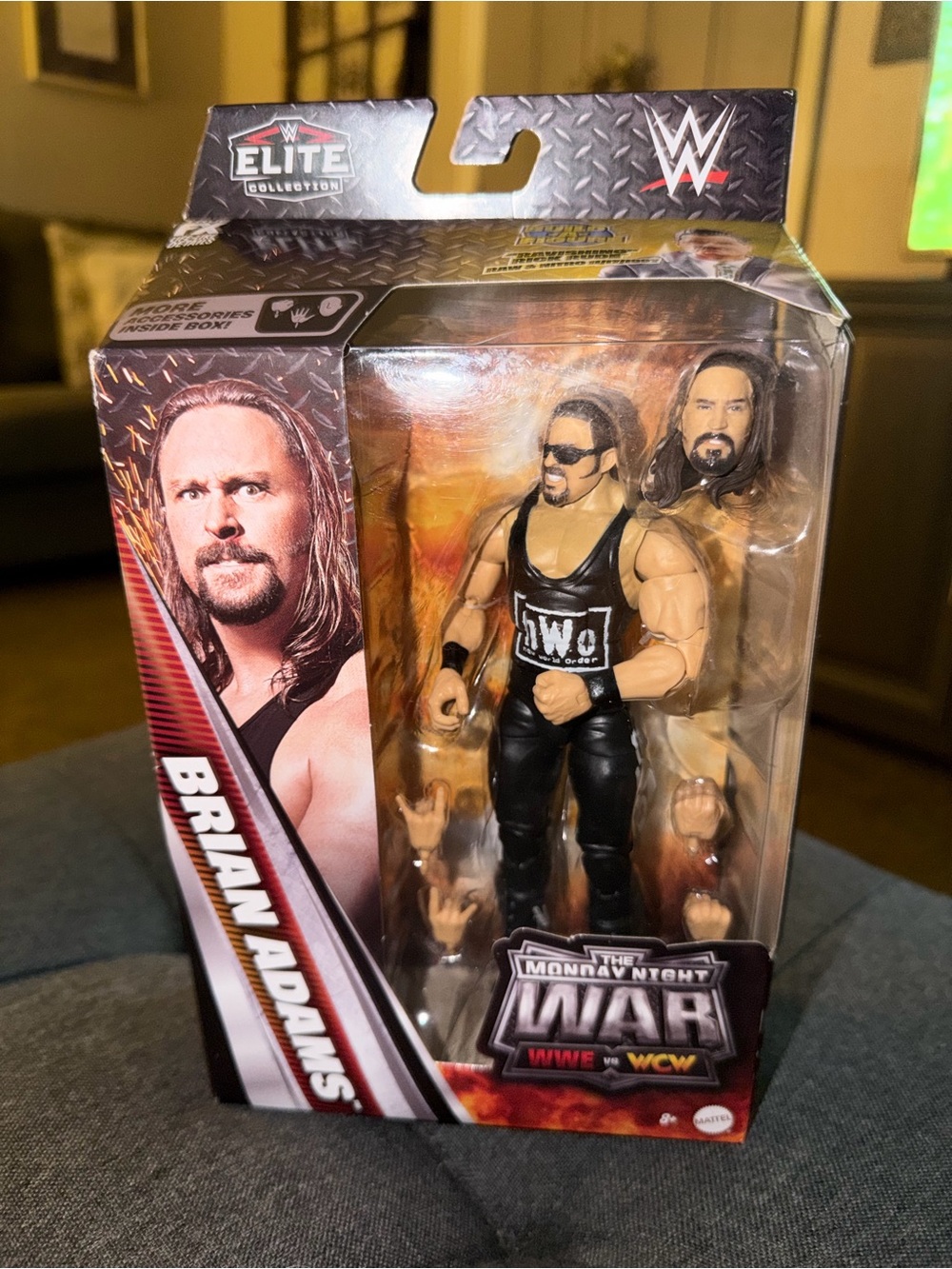 WWE Wrestling Elite Collection Brian Adams WCW NWO Action Figure Brand New Seal.